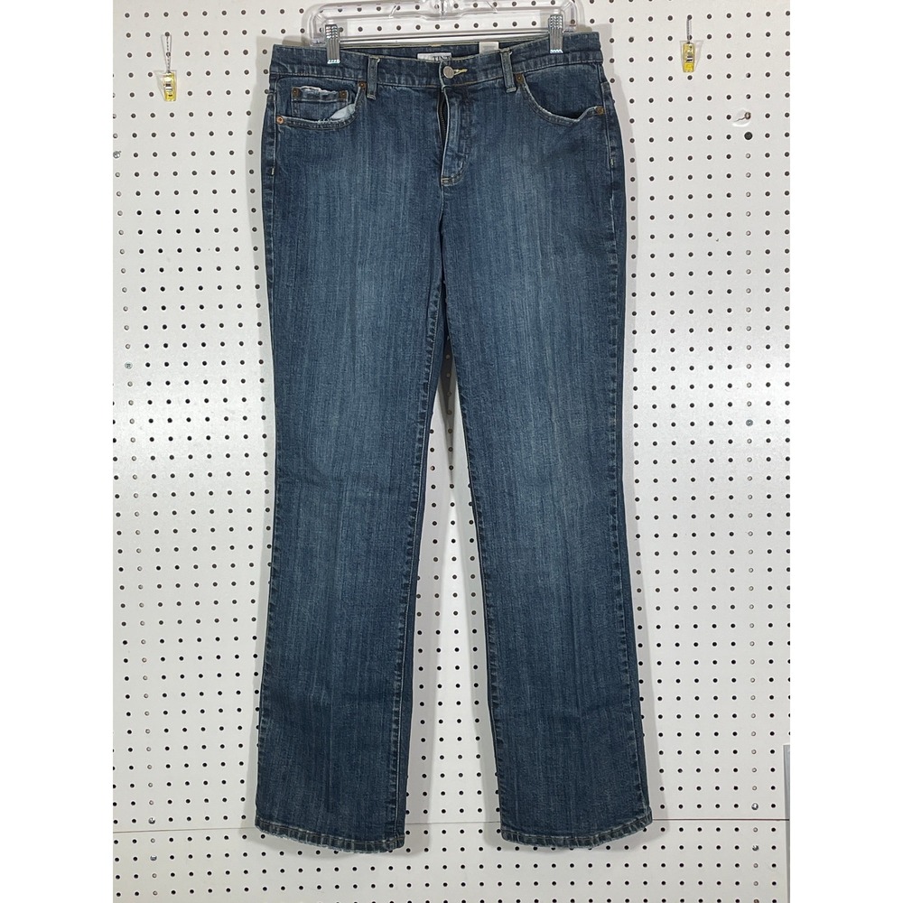 TINT Womens Straight Leg Jeans Medium Wash Stretch Denim Size 12 RN 52002
